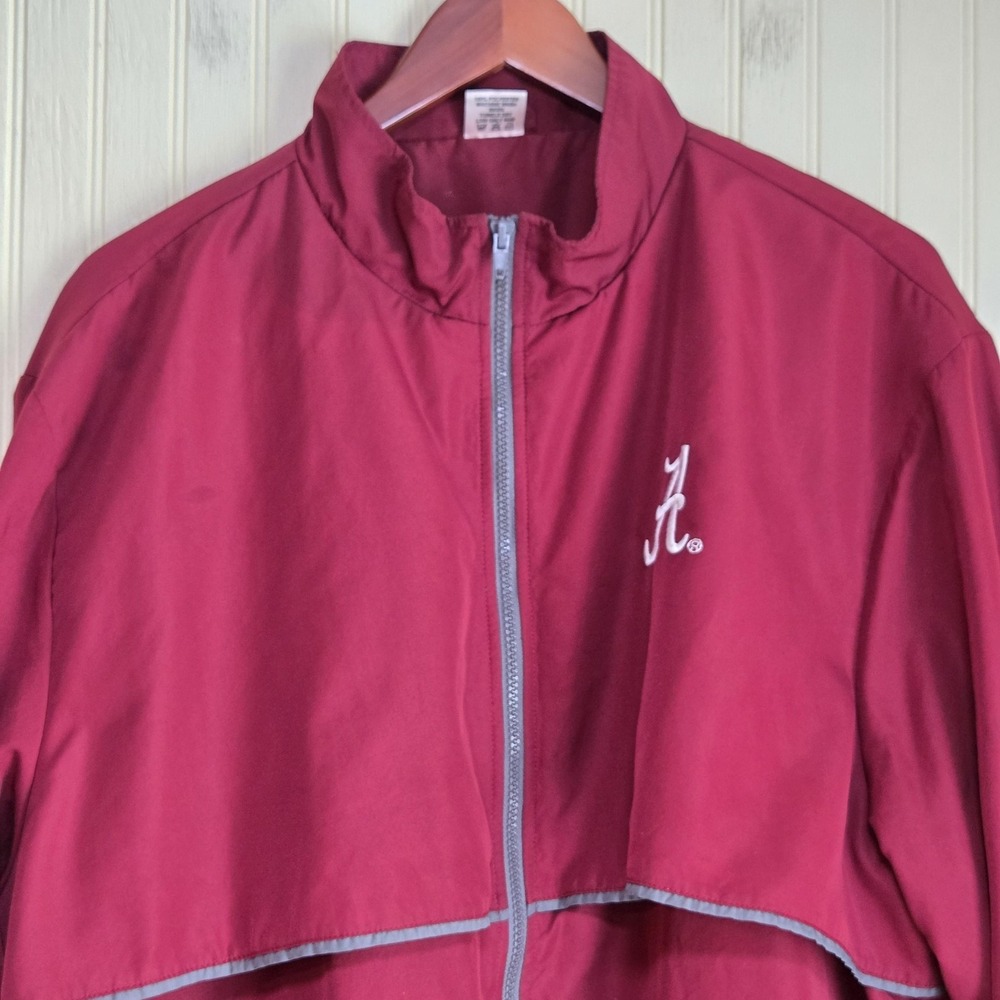 Alabama Crimson Tide Jacket Mens 2XL Red NCAA Football Wakefield's Full Zip